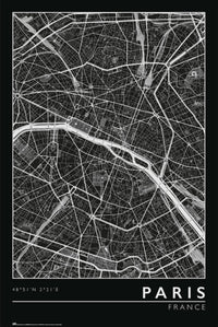 Grupo Erik Gpe5637 Paris City Map Poster 61x91 5cm | Yourdecoration.de