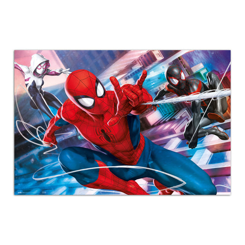 Grupo Erik Gpe5643 Marvel Spider Man Peter Miles Gwen Poster 91 5X61cm | Yourdecoration.de