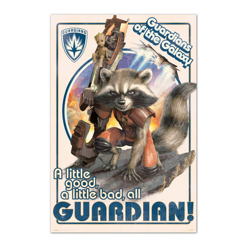 Grupo Erik Gpe5649 Marvel Guardians Of The Galaxy Rocket Baby Groot Poster 61X91 5cm | Yourdecoration.de