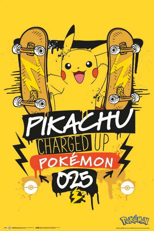 Grupo Erik Gpe5655 Pokemon Pikachu Charged Up 025 Poster 61x91 5cm | Yourdecoration.de
