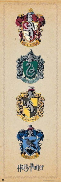 Grupo Erik PPGE8032 Harry Potter House Crests Poster 53X158cm | Yourdecoration.de