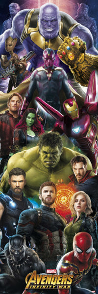 Grupo Erik PPGE8048 Marvel Avengers Infinity War Poster 53X158cm | Yourdecoration.de