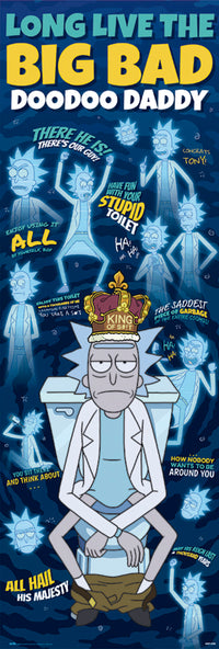 Grupo Erik PPGE8081 Rick And Morty Doodoo Daddy Poster 53X158cm | Yourdecoration.de