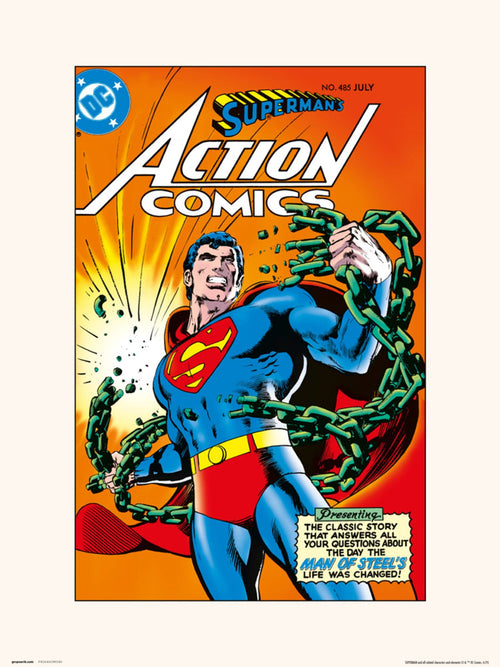 Grupo Erik Dc Action Comics 485 Kunstdruck 30X40cm | Yourdecoration.de