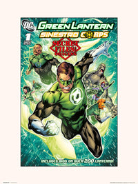 Grupo Erik Dc Comics Green Lantern Sinestro Corps 1 Kunstdruck 30X40cm | Yourdecoration.de