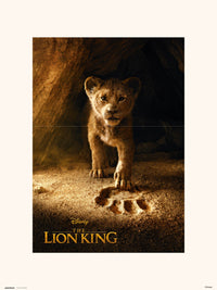 Grupo Erik Disney The Lion King Simba Real Action Kunstdruck 30X40cm | Yourdecoration.de