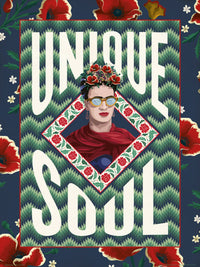 Grupo Erik Frida Kahlo Unique Soul Kunstdruck 30X40cm | Yourdecoration.de