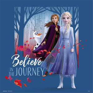 Grupo Erik Frozen Believe In The Journey Kunstdruck 30X30cm | Yourdecoration.de