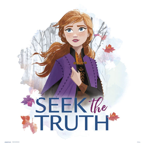 Grupo Erik Frozen Find Your Strength Kunstdruck 30X30cm | Yourdecoration.de
