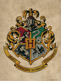 Grupo Erik Harry Potter Hogwarts Crest Kunstdruck 30X40cm | Yourdecoration.de