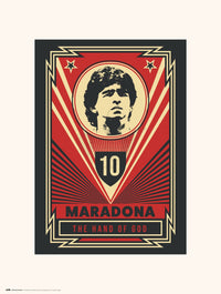 Grupo Erik Maradona The Hand Of God Kunstdruck 30X40cm | Yourdecoration.de