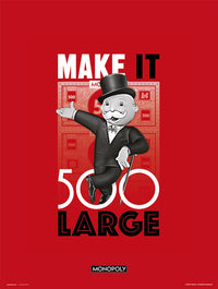 Grupo Erik Monopoly Make It 500 Large Kunstdruck 30X40cm | Yourdecoration.de