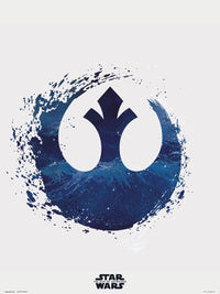 Grupo Erik Star Wars Episode Ix Rebel Logo Kunstdruck 30X40cm | Yourdecoration.de