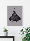 Komar Star Wars Silhouette Quotes Vader Kunstdruck 30x40cm | Yourdecoration.be