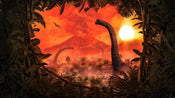 Komar Vlies Fototapete Iax10 0021 Brachiosaurus Panorama | Yourdecoration.de