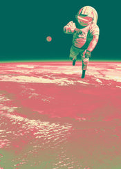 Komar Vlies Fototapete Iax4 0019 Spacewalk | Yourdecoration.de