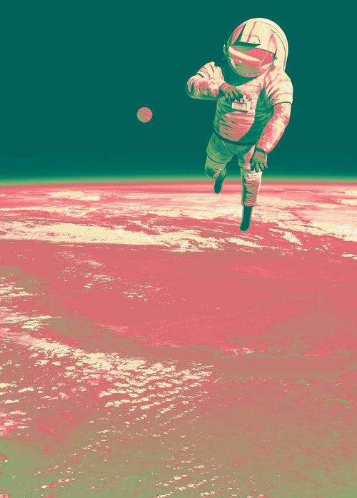 Komar Vlies Fototapete Iax4 0019 Spacewalk | Yourdecoration.de