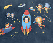 Komar Vlies Fototapete Iax7 0036 Friends In Space | Yourdecoration.de