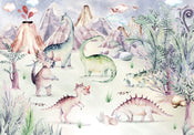 Komar Vlies Fototapete Iax8 0037 Dino Playground | Yourdecoration.de