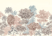 Komar Vlies Fototapete Inx8 024 Painted Trees | Yourdecoration.de