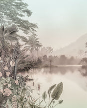 Komar Vlies Fototapete X4 1022 Lac Des Palmiers | Yourdecoration.de