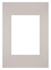 Passe-Partout 21x29,7cm Karton Grau Granit Rand Gerade - Vorne | Yourdecoration.de
