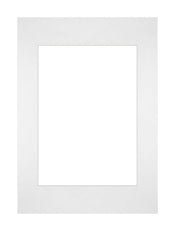 Passe-Partout 21x29,7cm A4/A5 Karton Weiss Rand Gerade - Vorne | Yourdecoration.de