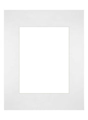Passe-Partout 24x30cm Karton Weiss Rand Gerade - Vorne | Yourdecoration.de