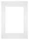 Passe-Partout 59,4x84cm A1/A2 Karton Weiss Rand Gerade - Vorne | Yourdecoration.de