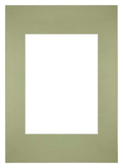 Passepartout 20x28cm Karton MintgrÃ¼n  Rand Gerade - Vorne | Yourdecoration.de