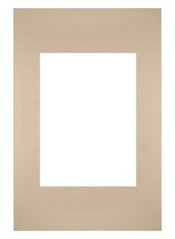 Passepartout 20x30cm Karton Beige Rand Gerade - Vorne | Yourdecoration.de