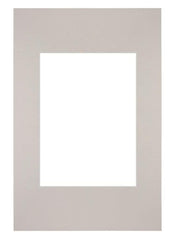 Passepartout 20x30cm Karton Grau Granit Rand Gerade - Vorne | Yourdecoration.de