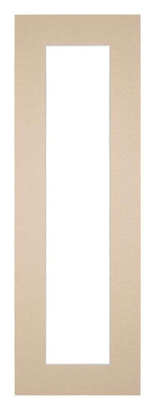 Passepartout 20x60cm Karton Beige Rand 5cm Gerade - Vorne | Yourdecoration.de