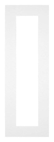 Passepartout 20x60cm Karton Weiss Rand 5cm Gerade - Vorne | Yourdecoration.de