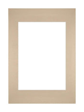 Passepartout 21x29,7cm A4/A5 Karton Beige Rand Gerade - Vorne | Yourdecoration.de