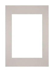 Passepartout 21x29,7cm A4/A5 Karton Grau Granit Rand Gerade - Vorne | Yourdecoration.de