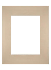 Passepartout 24x30cm Karton Beige Rand Gerade - Vorne | Yourdecoration.de