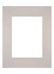 Passepartout 24x30cm Karton Grau Granit Rand Gerade - Vorne | Yourdecoration.de