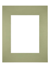 Passepartout 24x30cm Karton MintgrÃ¼n  Rand Gerade - Vorne | Yourdecoration.de