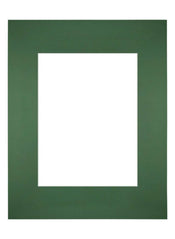 Passepartout 24x30cm Karton WaldgrÃ¼n Rand Gerade - Vorne | Yourdecoration.de