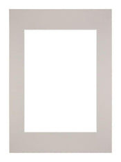 Passepartout 29,7x42cm A3/A4 Karton Grau Granit Rand Gerade - Vorne | Yourdecoration.de