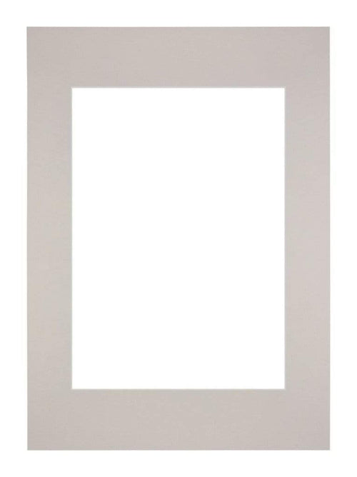 Passepartout 29,7x42cm A3/A4 Karton Grau Granit Rand Gerade - Vorne | Yourdecoration.de