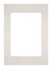 Passepartout 29,7x42cm A3/A4 Karton Hellgrau Rand Gerade - Vorne | Yourdecoration.de
