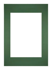 Passepartout 29,7x42cm A3/A4 Karton WaldgrÃ¼n Rand Gerade - Vorne | Yourdecoration.de
