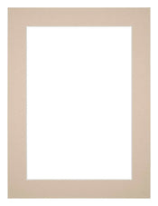 Passepartout 45x60cm Karton Beige Rand 4cm Gerade - Vorne | Yourdecoration.de
