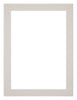 Passepartout 60x80cm Karton Grau Granit Rand 3cm Gerade - Vorne | Yourdecoration.de