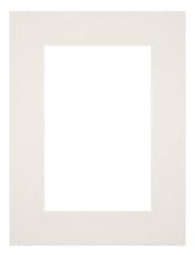 Passepartout 45x60cm Karton Hellgrau Rand 6cm Gerade - Vorne | Yourdecoration.de