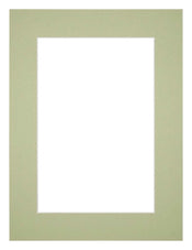 Passepartout 45x60cm Karton MintgrÃ¼n Rand 5cm Gerade - Vorne | Yourdecoration.de
