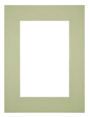 Passepartout 45x60cm Karton MintgrÃ¼n Rand 6cm Gerade - Vorne | Yourdecoration.de