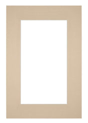 Passepartout 62x93cm Karton Beige Rand 6cm Gerade - Vorne | Yourdecoration.de